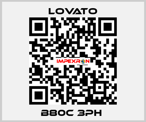 B80C 3PH  Lovato