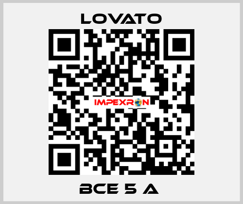BCE 5 A  Lovato