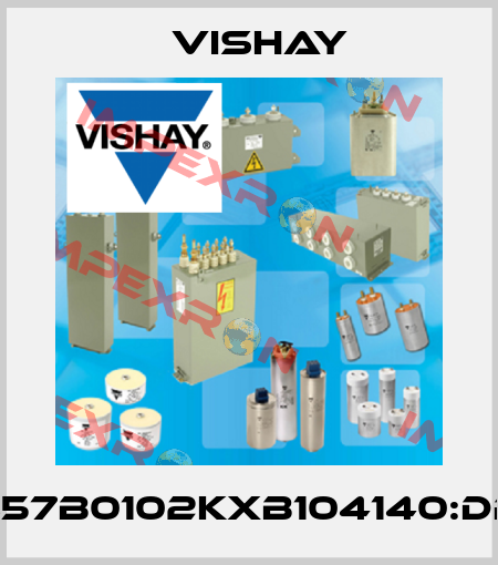 357B0102KXB104140:DR Vishay
