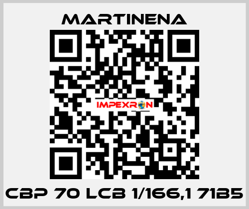 CBP 70 LCB 1/166,1 71B5 Martinena