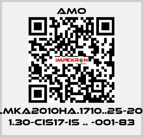 LMKA2010HA.1710..25-20- 1.30-CIS17-IS .. -001-83 Amo