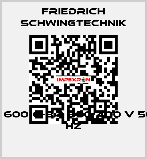 F 600-6-3.4 230/400 V 50 Hz Friedrich Schwingtechnik