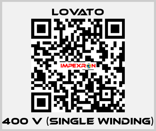 400 V (single winding) Lovato