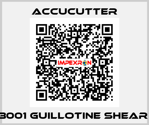 3001 Guillotine Shear  ACCUCUTTER