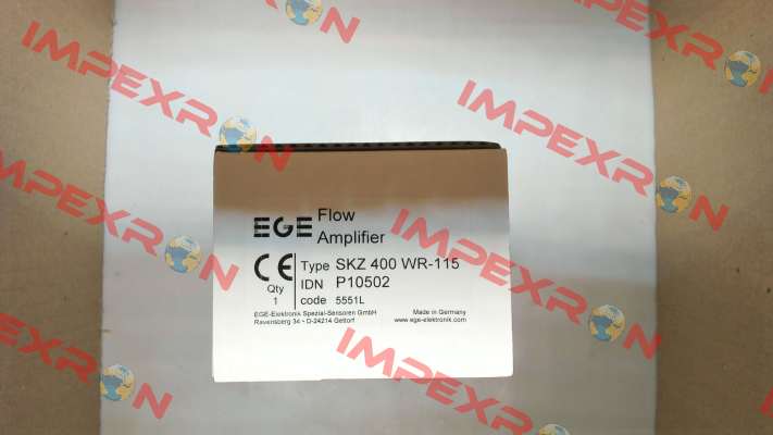 P10502 / SKZ 400 WR-115 Ege