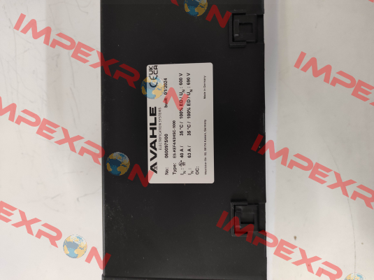 P/n: 0600975/00, Type: ES-KEF4/63HSC-1000 Vahle