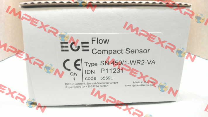 p/n: P11231, Type: SN 450/1-VA-WR2 Ege