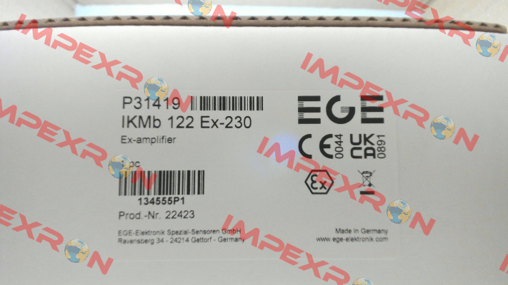 p/n: P31419, Type: IKMb 122 Ex-230 Ege