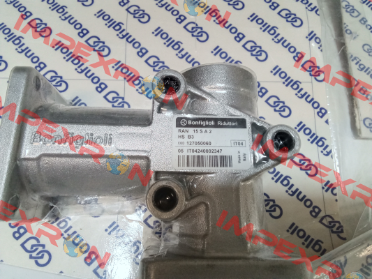 P/N: 127050060, Type: RAN 15 S A 2 HS B3 Bonfiglioli
