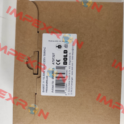 p/n: 0056583, Type: BA9837.11 10-30HZ UH AC230V 50/60HZ Dold