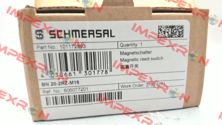 p/n: 101172893, Type: BN 20-2RZ-M16 Schmersal