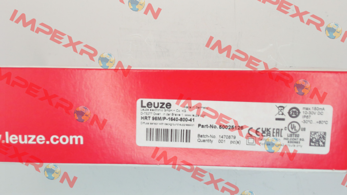 p/n: 50025126, Type: HRT 96M/P-1640-800-41 Leuze