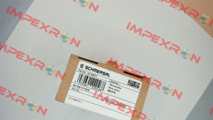 p/n: 101168077, Type: MH 302-11Y-M16 Schmersal