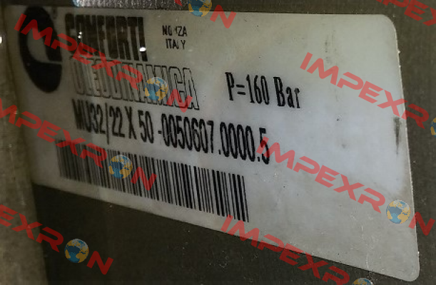 MU32/22 X 50-0050607.0000.5 old code, new code MP 32/22 X 50 S  Conforti Oleodinamica