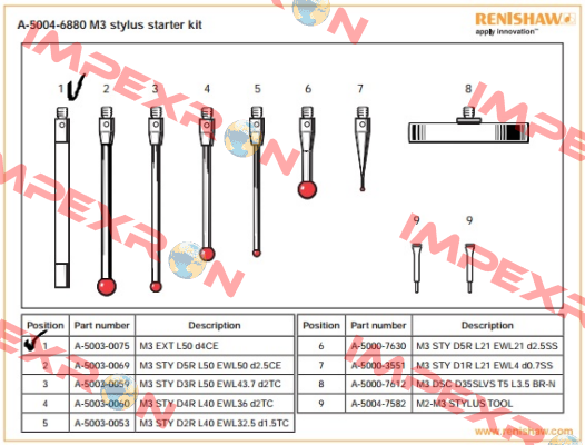A-5003-0075 Renishaw