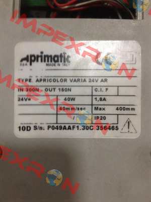 Apricolor Varia 24V AR Aprimatic
