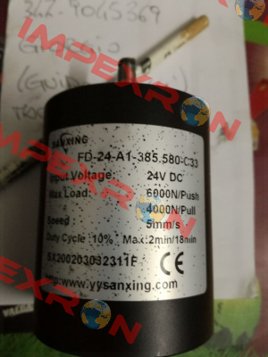 FD-24-A1-385.580-C33+ CB-1A-220 (linear motor + controller + remote control ) Sanxing