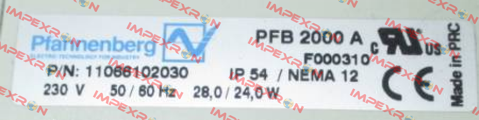 11066102030 - obsolete, alternative is 11622101054 , type  PF 22.000  Pfannenberg