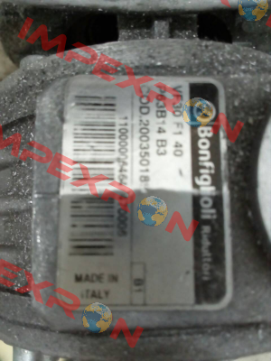 VF 30 F1 40 P63 B14 B3 Bonfiglioli