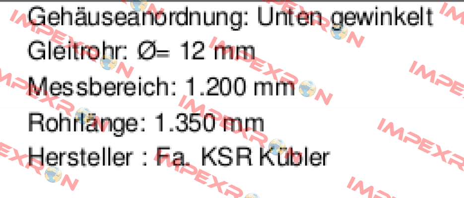 FFG-BP.20H3OD-DTK48-1200 (10158832) Ksr Kuebler