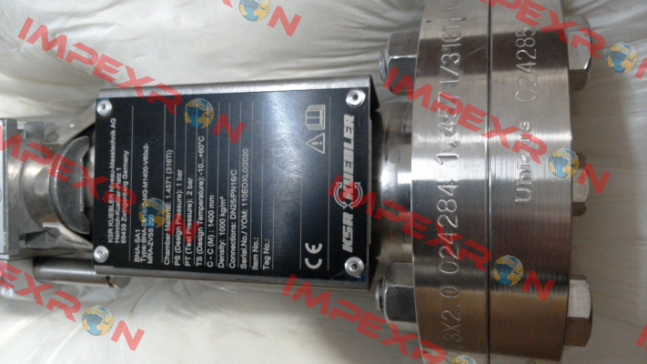 BNA-25/16/C-MG-M1.400-V60x2-MRA-ZVSS 200 Ksr Kuebler