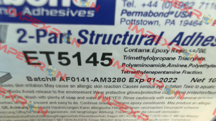 ET5145 with nozzle (1: 1) Permabond