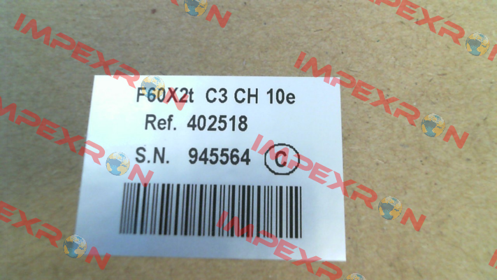 P/N: 402518, Type: F60X2t C3 CH 10e Scaime