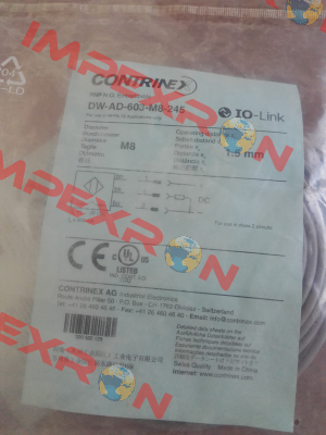 p/n: 320-520-129, Type: DW-AD-603-M8-245 Contrinex