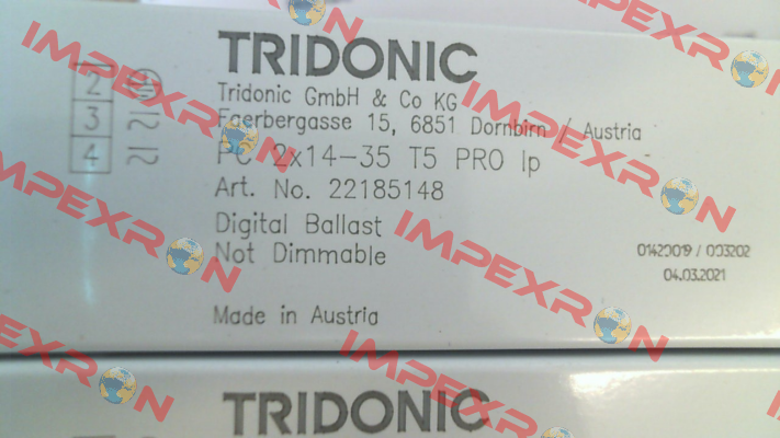 22185148 \ PC 2x14-35 T5 PRO lp Tridonic