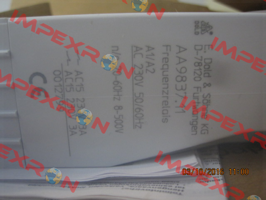 p/n: 0012799, Type: AA9837.11 20-60HZ UH AC50/60HZ 230V Dold