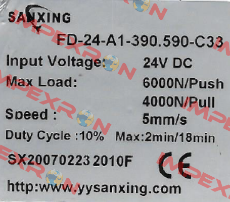 FD-24-A1-390.590-C33 obsolete, replacement set FD-24-A1-390.590-C33 + CB-1A-230 + remote control or set FD-24-A1-385.580-C33 + CB-1A-230 + remote cont  Sanxing