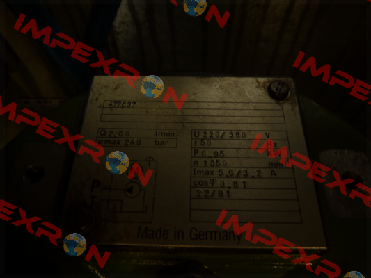 HP2 H 00-2.6-04-X TS T obsolete, alternative HP200-2,60-05-X1TS-GRD350M240  Hydac