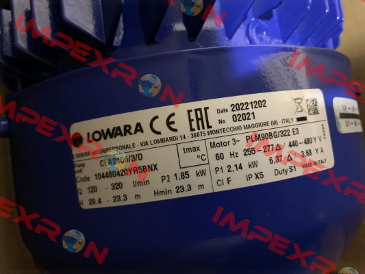 104480420YR5BNX Lowara