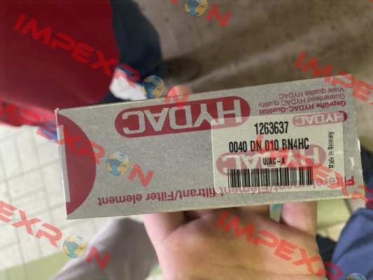 P/N: 1263637, Type: 0040 DN 010 BN4HC Hydac