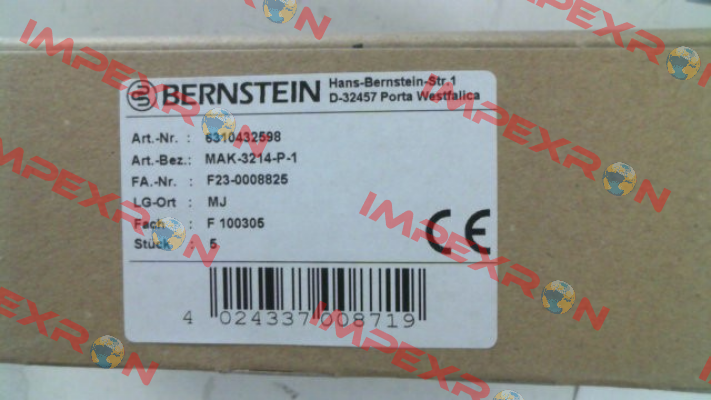 MAK-3214-P-1 / 6310432598 Bernstein