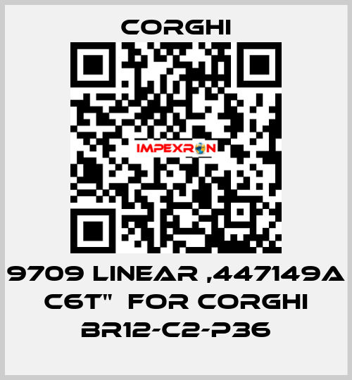 9709 LINEAR ,447149A C6T"  FOR CORGHI BR12-C2-P36 Corghi