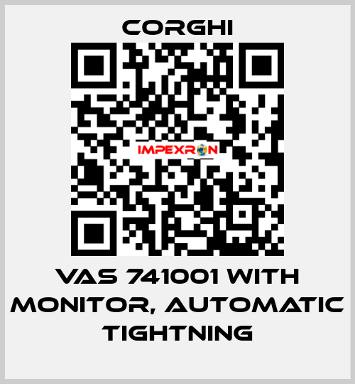 VAS 741001 with monitor, automatic tightning Corghi