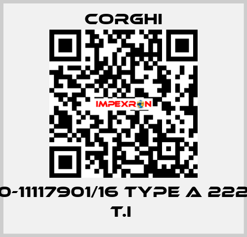 0-11117901/16 Type A 222 T.I  Corghi