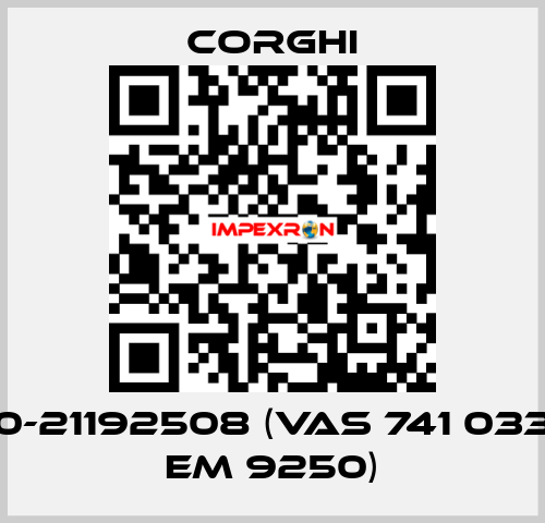 0-21192508 (VAS 741 033 EM 9250) Corghi