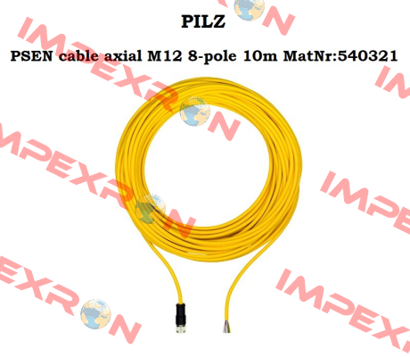 PSEN cable axial M12 8-pole 10m MatNr:540321 Pilz
