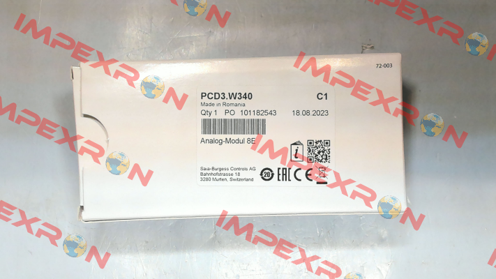 PCD3.W340 PN 9600053 Saia-Burgess