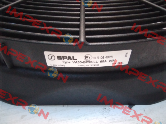 Type: VA33-BP93/LL-65A SPAL