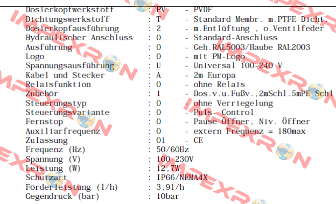 BT4B / BT4B1604PPB2000UA110000 ProMinent