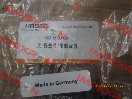 Z551 16x3 Hasco