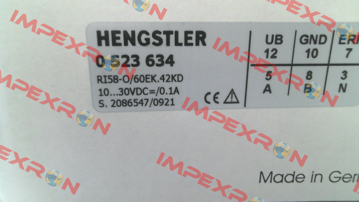 p/n: 0523634, Type: RI58-O/ 60EK.42KD Hengstler