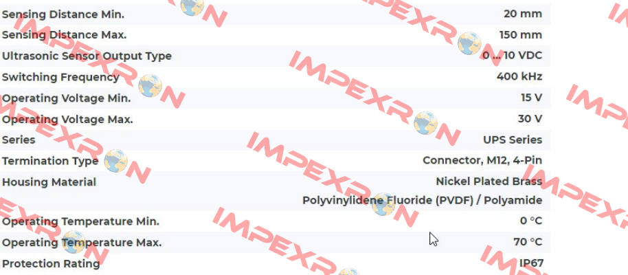 P/N: 15952, Type: UPS 150 CP TOR 24 CA Telco